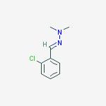 2-(2-chlorobenzylidene)-1,1-dimethylhydrazine molecular structure