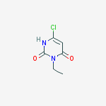 6-chloro-3-ethylpyrimidine-2,4(1H,3H)-dione molecular structure