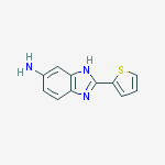 2-THIEN-2-YL-1H-BENZIMIDAZOL-5-AMINE molecular structure