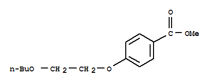 methyl 4-(2-butoxyethoxy)benzoate molecular structure