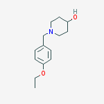 1-(4-ethoxybenzyl)piperidin-4-ol molecular structure