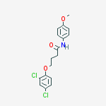 4-(2,4-dichlorophenoxy)-N-(4-methoxyphenyl)butanamide molecular structure