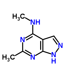 N,6-dimethyl-1H-pyrazolo[3,4-d]pyrimidin-4-amine molecular structure