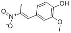 1-(4-HYDROXY-3-METHOXYPHENYL)-2-NITROPROPENE, >95% molecular structure
