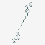 Benzene, 1,1'-(1,10-decanediyl)bis[4-(1-phenylethenyl)- molecular structure