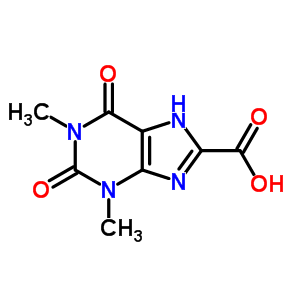 1,3-dimethyl-2,6-dioxo-7h-purine-8-carboxylic Acid molecular structure