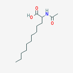 2-(acetylamino)dodecanoic acid molecular structure