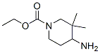 1-PIPERIDINECARBOXYLIC ACID 4-AMINO-3,3-DIMETHYL-,ETHYL ESTER,(+)- molecular structure