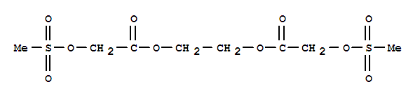 ethane-1,2-diyl bis{[(methylsulfonyl)oxy]acetate} molecular structure