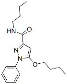 5-Butoxy-N-butyl-1-phenyl-1H-pyrazole-3-carboxamide molecular structure