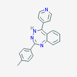 1H-1,3,4-Benzotriazepine, 2-(4-methylphenyl)-5-(4-pyridinyl)- molecular structure