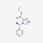 1H-Imidazole-5-carboxylic acid, 1-[(1S)-1-phenylethyl]-, ethyl ester