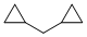 DICYCLOPROPYLMETHANE molecular structure