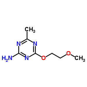4-(2-methoxyethoxy)-6-methyl-1,3,5-triazin-2-amine