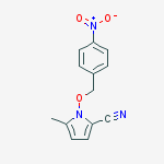 1H-Pyrrole-2-carbonitrile, 5-methyl-1-[(4-nitrophenyl)methoxy]-