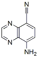 5-Quinoxalinecarbonitrile,  8-amino- molecular structure