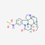 N-(10-oxostrychnidin-3-yl)methanesulfonamide molecular structure