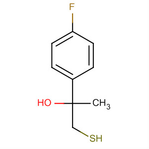 Benzenemethanol, 4-fluoro-a-(mercaptomethyl)-a-methyl- molecular structure