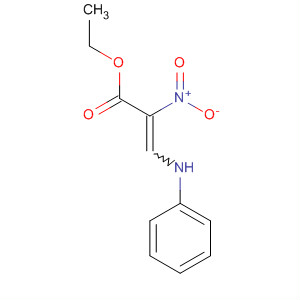 2-Propenoic acid, 2-nitro-3-(phenylamino)-, ethyl ester molecular structure