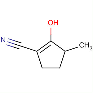 2-hydroxy-3-Methyl-cyclopent-1-enecarbonitrile molecular structure
