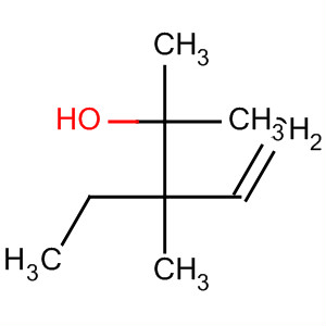 4-Penten-2-ol, 3-ethyl-2,3-dimethyl- molecular structure