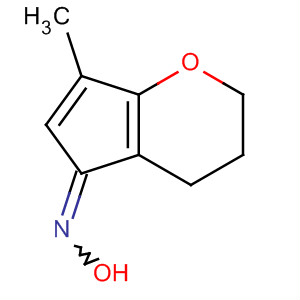 4(5H)-Benzofuranone, 6,7-dihydro-3-methyl-, oxime molecular structure