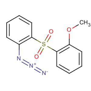 Benzene, 1-azido-2-[(2-methoxyphenyl)sulfonyl]- molecular structure