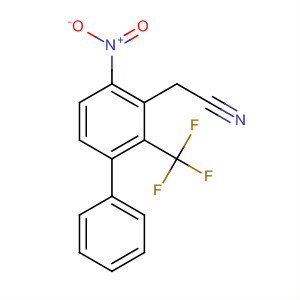 Benzeneacetonitrile, 4-nitro-a-phenyl-2-(trifluoromethyl)- molecular structure