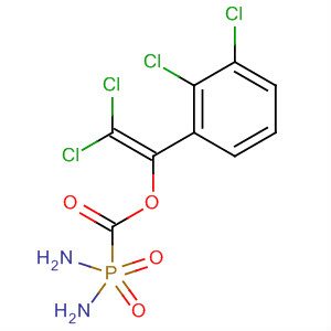 Phosphorodiamidic acid, 2,2-dichloro-1-(dichlorophenyl)ethenyl ester molecular structure