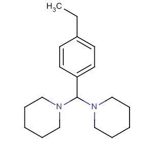 Piperidine, 1,1'-[(4-ethylphenyl)methylene]bis- molecular structure