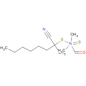 Carbamodithioic acid, dimethyl-, 1-cyano-1-methylheptyl ester molecular structure