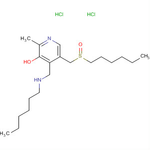 3-Pyridinol, 4-[(hexylamino)methyl]-5-[(hexylsulfinyl)methyl]-2-methyl-,dihydrochloride