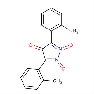 4H-Pyrazol-4-one, 3,5-bis(2-methylphenyl)-, 1,2-dioxide molecular structure