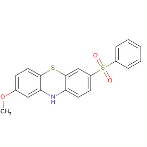 10H-Phenothiazine, 2-methoxy-7-(phenylsulfonyl)- molecular structure