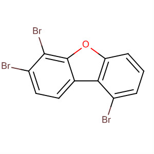 Dibenzofuran, 1,6,7-tribromo- molecular structure