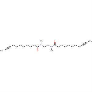 9-Undecynamide, N,N'-1,2-ethanediylbis[N-methyl- molecular structure