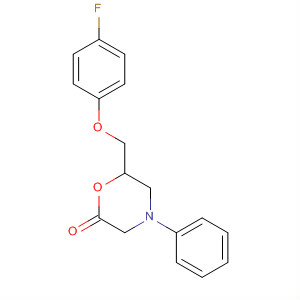 2-Morpholinone, 6-[(4-fluorophenoxy)methyl]-4-phenyl-