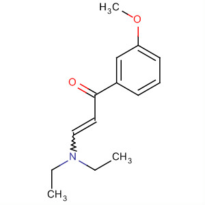 2-Propen-1-one, 3-(diethylamino)-1-(3-methoxyphenyl)- molecular structure