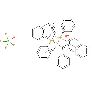 Platinum(1+),carbonyl(2-hydroxy-1,2-diphenylethenyl)bis(triphenylphosphine)-,tetrafluoroborate(1-)