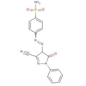 Benzenesulfonamide,4-[(3-cyano-4,5-dihydro-5-oxo-1-phenyl-1H-pyrazol-4-yl)azo]-