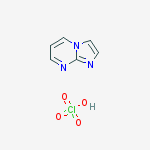 Imidazo[1,2-a]pyrimidine, monoperchlorate molecular structure