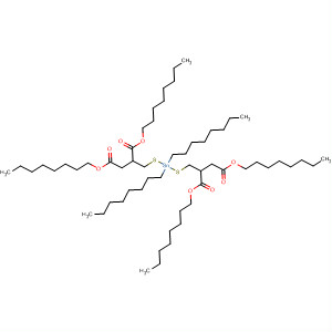 12-Oxa-5,7-dithia-6-stannaeicosanoic acid,6,6-dioctyl-3,9-bis[(octyloxy)carbonyl]-11-oxo-, octyl ester molecular structure