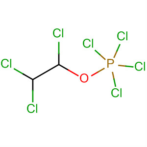 Phosphorane, tetrachloro(1,2,2-trichloroethoxy)- molecular structure