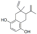 5,6,7,8-Tetrahydro-7-isopropenyl-6-methyl-6-vinyl-1,4-naphthalenediol molecular structure