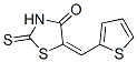 5-(2-Thenylidene)-2-thioxothiazolidin-4-one molecular structure