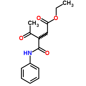 ethyl 4-oxo-3-(phenylcarbamoyl)pentanoate molecular structure