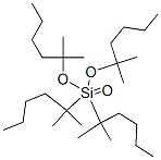 Silicic acid tetrakis(1,1-dimethylpentyl) ester molecular structure