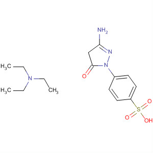Benzenesulfonic acid, 4-(3-amino-4,5-dihydro-5-oxo-1H-pyrazol-1-yl)-,compd. with N,N-diethylethanamine (1:1)