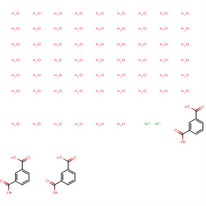 1,3-Benzenedicarboxylic acid, terbium(3+) salt (3:2), triacontahydrate molecular structure