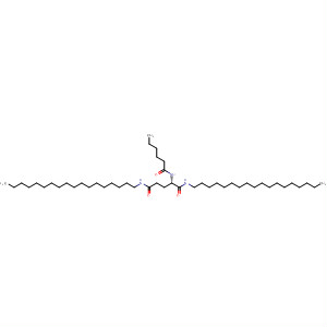 Pentanediamide, N,N'-dioctadecyl-2-[(1-oxohexyl)amino]-, (S)- molecular structure